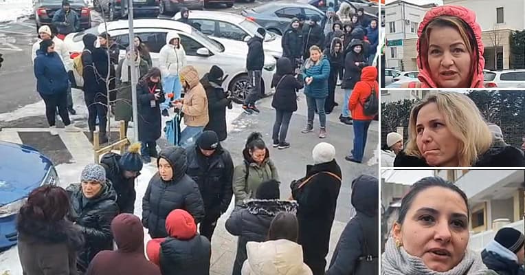 Protest la ISJ Constanta foto OrdineaRo