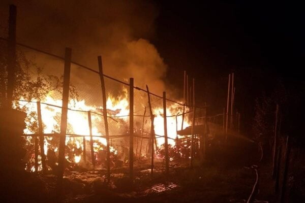 incendiu baloti paie