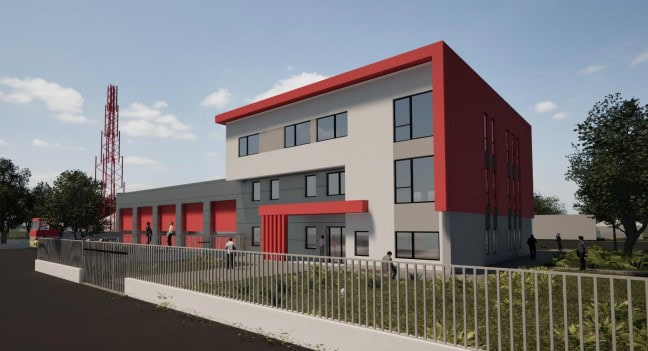 sectia pompieri Mangalia