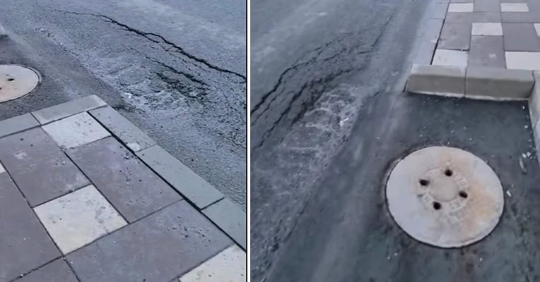 surpare asfalt bulevardul mai