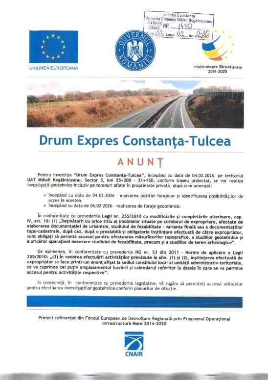 drum constanta tulcea