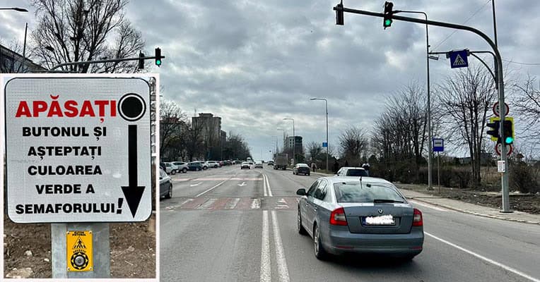 trecere de pietoni aurel vlaicu