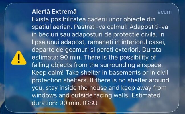alerta extrema