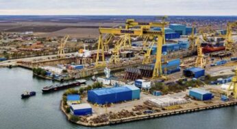 O delegație comună a companiilor MSC și Rheinmetall, în vizită la Șantierul Naval Damen Mangalia
