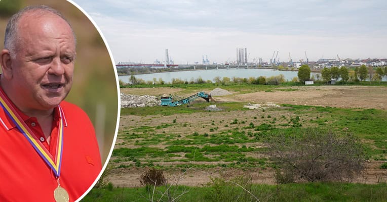 Carjaliu tun imobiliar pe malul lacului Agigea