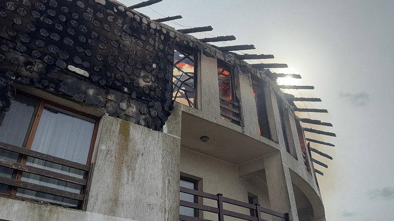 incendiu pensiune Murighiol