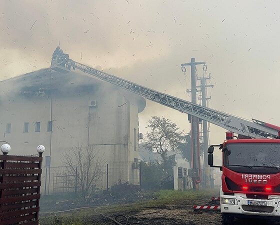 incendiu pensiune Murighiol