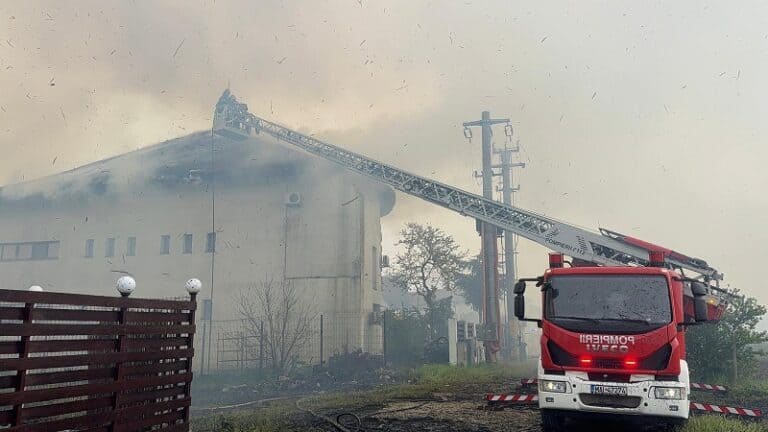 incendiu pensiune Murighiol