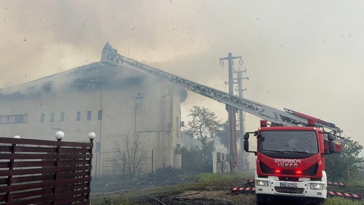 incendiu pensiune Murighiol