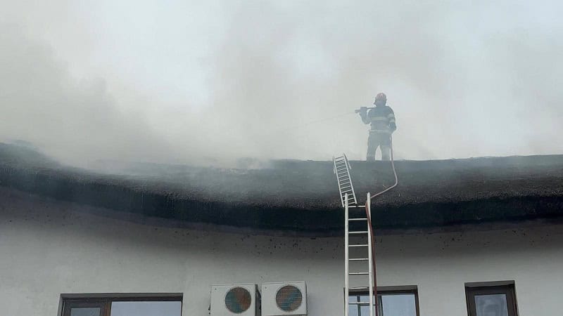 incendiu pensiune Murighiol