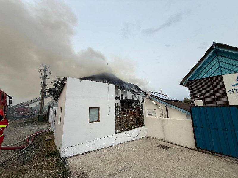 incendiu pensiune Murighiol