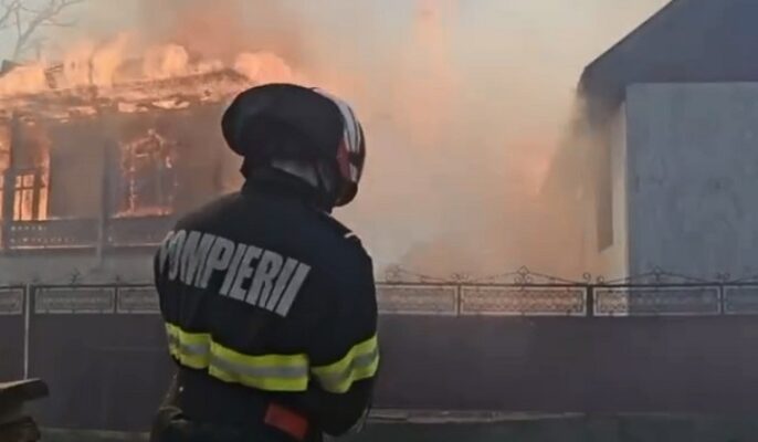 incendiu soveja vrancea