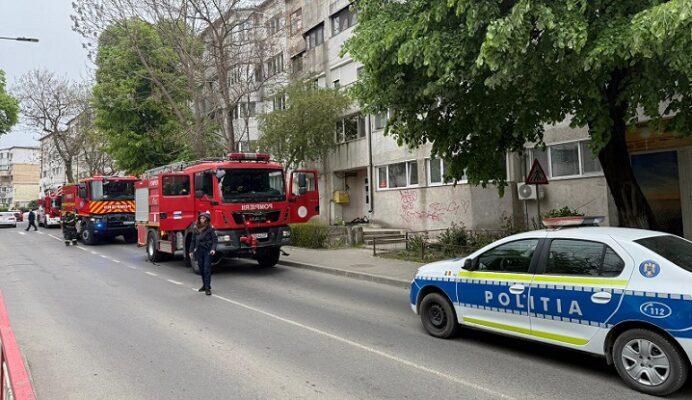 incendiu tulcea apartament