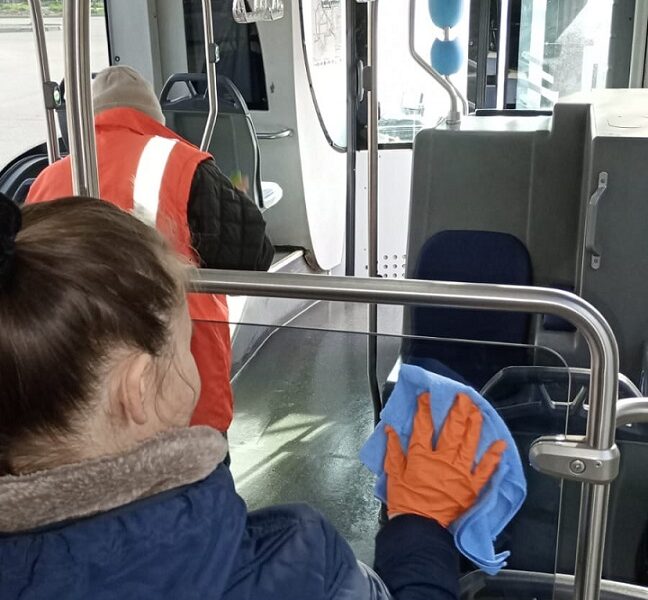 ratc curatenie autobuz