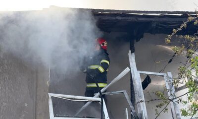incendiu tulcea pompier