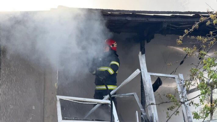 incendiu tulcea pompier