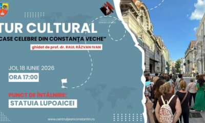 Afis Tur Cultural Case Celebre iunie