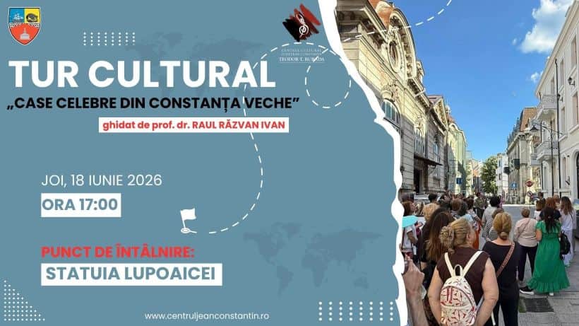 Afis Tur Cultural Case Celebre iunie