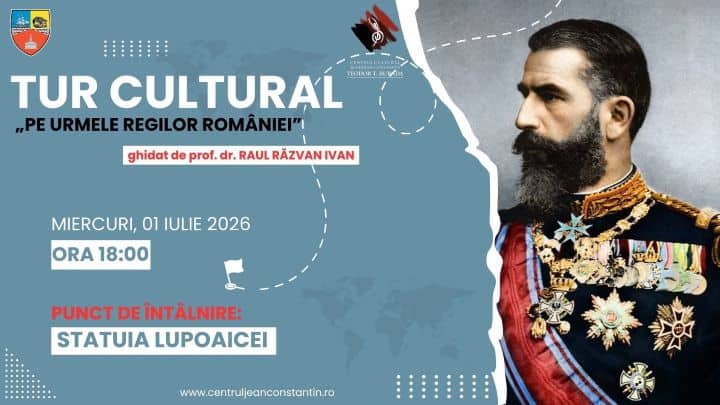 Afis „Pe urmele regilor Romaniei”