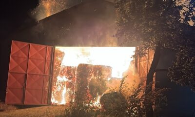 incendiu baloti