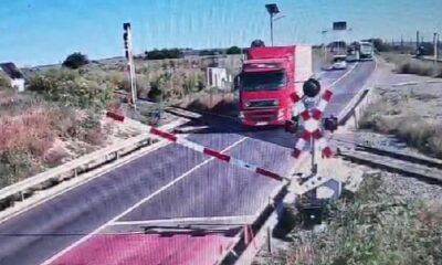 tir bariera calea ferata