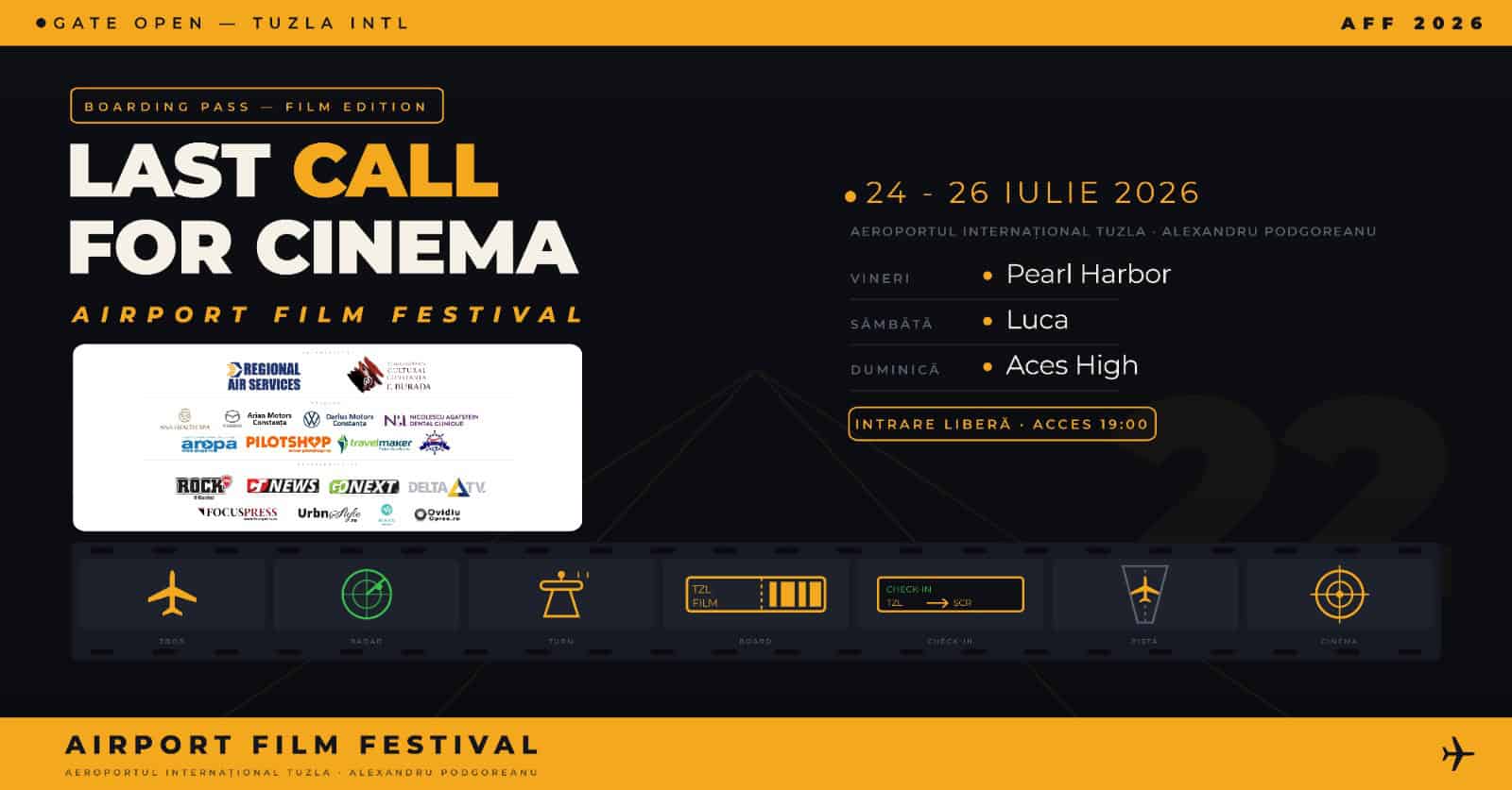 Afiș Airport Film Festival