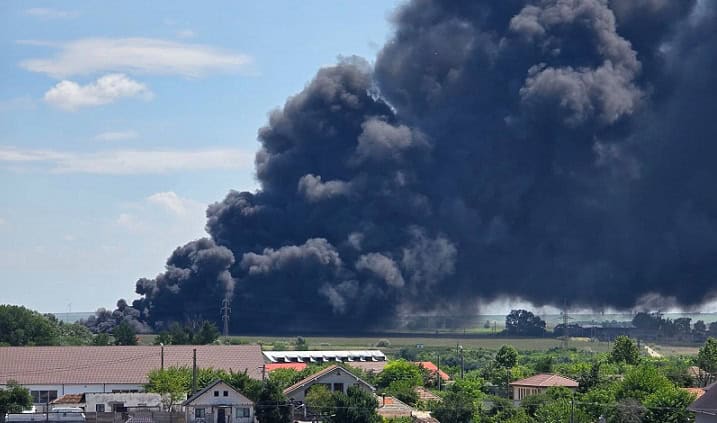 accident si incendiu Harsova