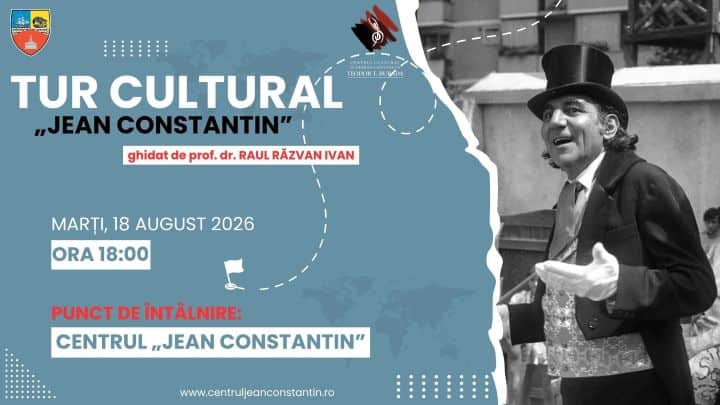Afis Tur cultural Jean Constantin