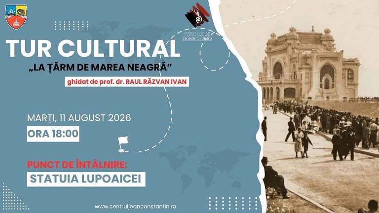 Afiș Tur cultural La țărm de Marea Neagră