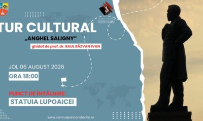Afis tur cultural „Anghel Saligny”