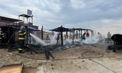 incendiu plaja
