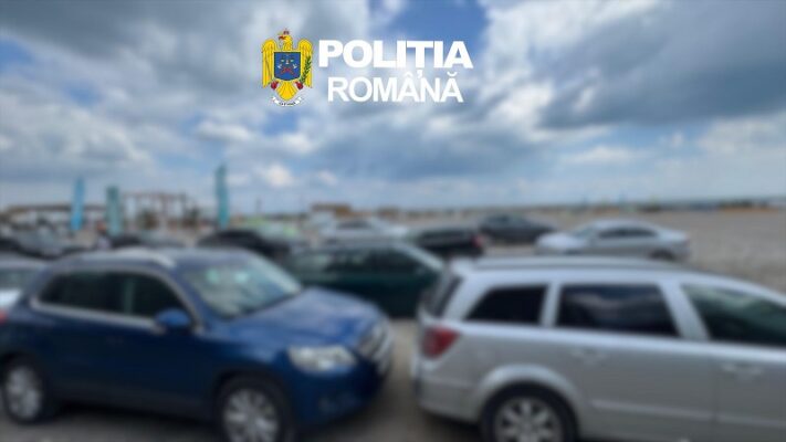 masini pe plaja