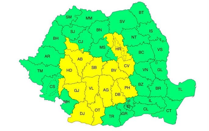 meteo coduri