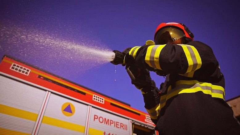 pompieri interventie