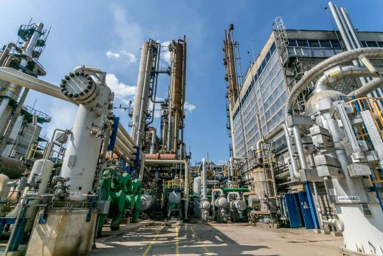 rafinarie industrie