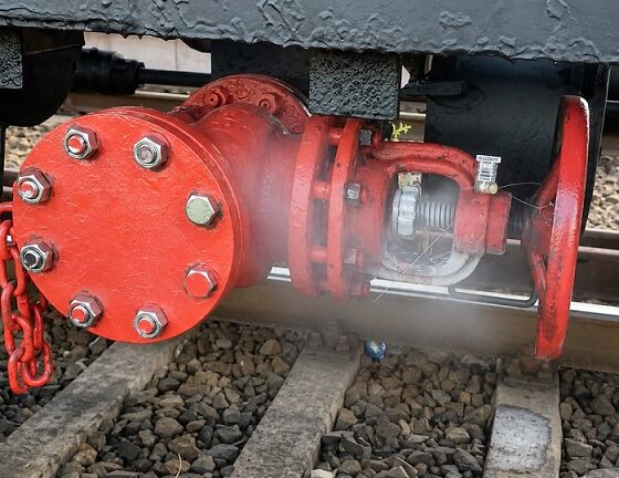 scurgeri gaz tren