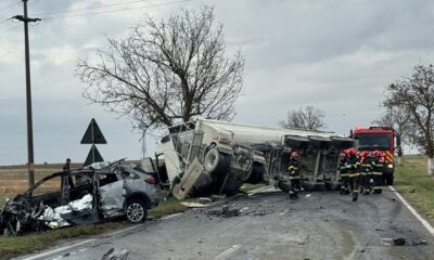accident tir autoturism