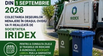 Nou program de colectare a deșeurilor menajere în orașul Ovidiu