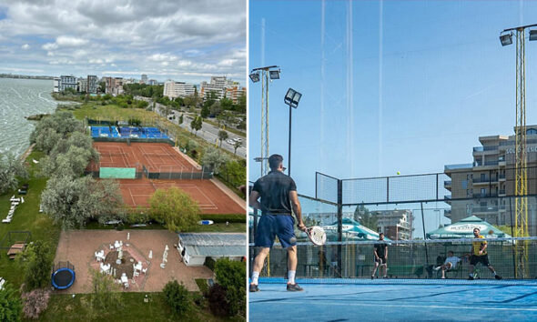 Hotel pe terenurile de padel de la Comandor Mamaia.jpg