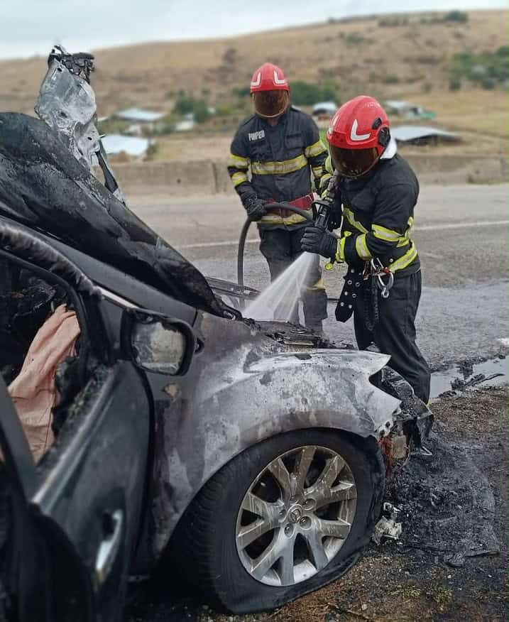 incendiu auto babadag incendiu auto babadag